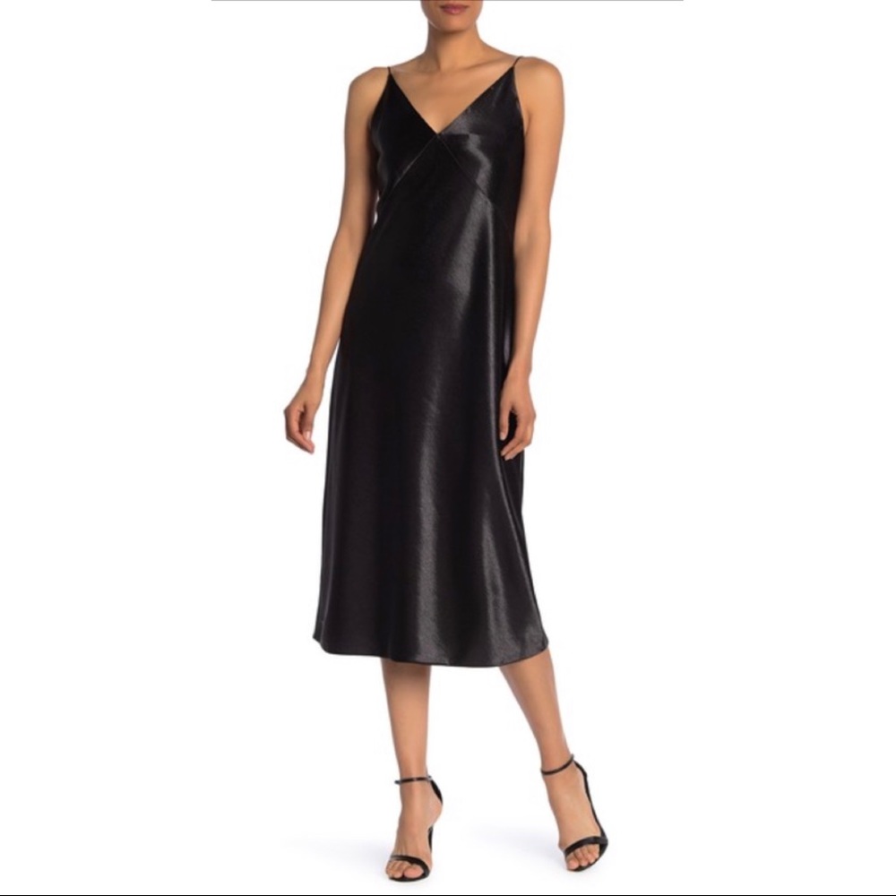 NWT Vince Black Midi Gown